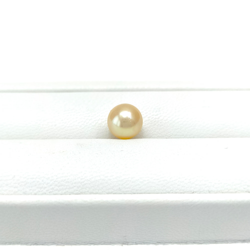 華やか あこや真珠 ゴールド 無穴 7.5mm ナチュラルカラー 素材 パール