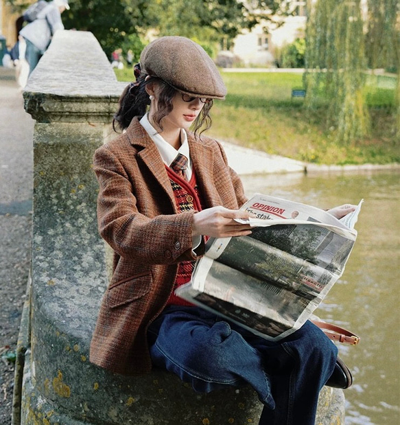 古着 ~90年代 ハリスツイード Harris Tweed ガンクラブチェック