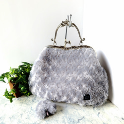 アンティーク調口金がま口バッグ（スクロールボアVer．）ハート