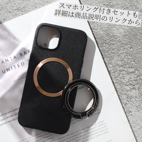 iphone ケース レザー カード収納 マグセーフ 本革 メタリック iphone ケース レザー 16 15 14 13 mini カード収納 マグセーフ