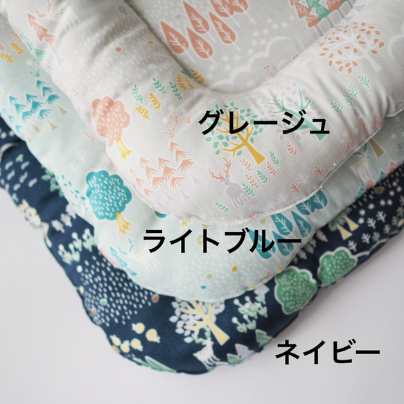 うさぎ用 ゴロンちょマット・北欧の森・(クッション、ベッド) 5枚目の画像