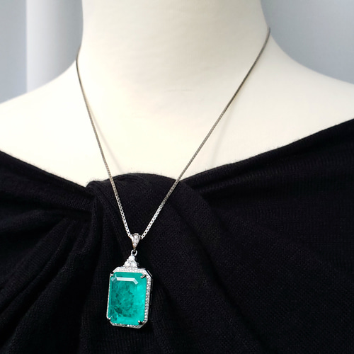 9月感謝企画❣️【2点セット】ギベオントルマリンブレス&モルダ•リビアンペンダント ラグーンブルー パライバトルマリン 人工宝石 ダブレット レクタングル