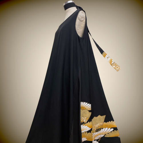 着丈110cm 留袖ワンピース 着物ワンピース 結婚式 親族衣装 発表会  