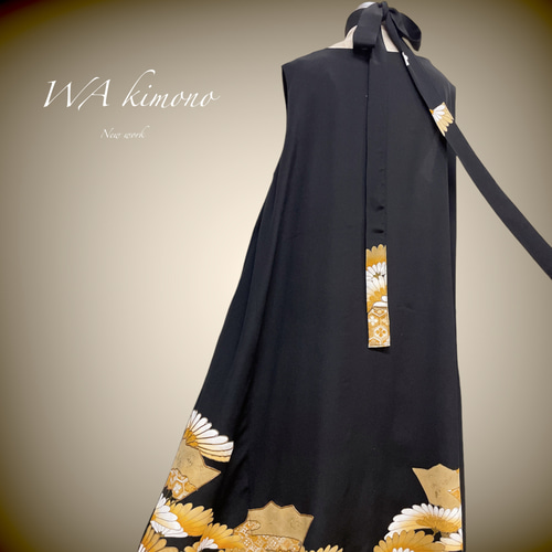 着丈110cm 留袖ワンピース 着物ワンピース 結婚式 親族衣装 発表会  