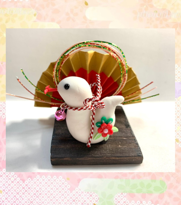 ❤️在庫処分SALE❤️☆干支 白巳飾りAタイプ2300円→1000円