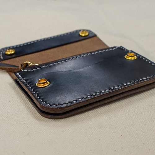 ショートトラッカーウォレット　HORWEEN　クロムエクセル(ホーウィン社) ホーウィン クロムエクセル トラッカーウォレット ハンドメイド