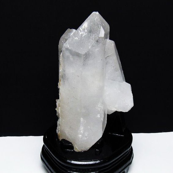 レムリアン水晶木製台座付き