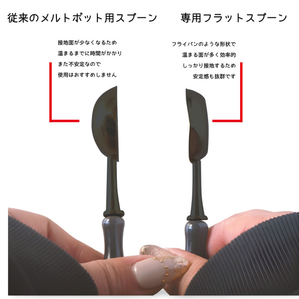 シーリングワックス専用　ホットプレート　電気炉【オリジナル】【国内PSE認証済】 10枚目の画像