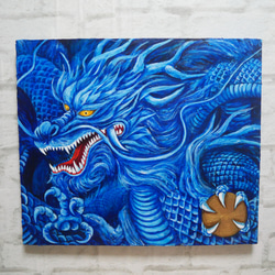 ドラゴンアイ 油彩画・油絵 8c23dffca12cda21f450cad8b8fb26