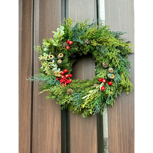 familiar クリスマスリース グリーンリース 『エバーグリーンセレニティリース』 クリスマスリース