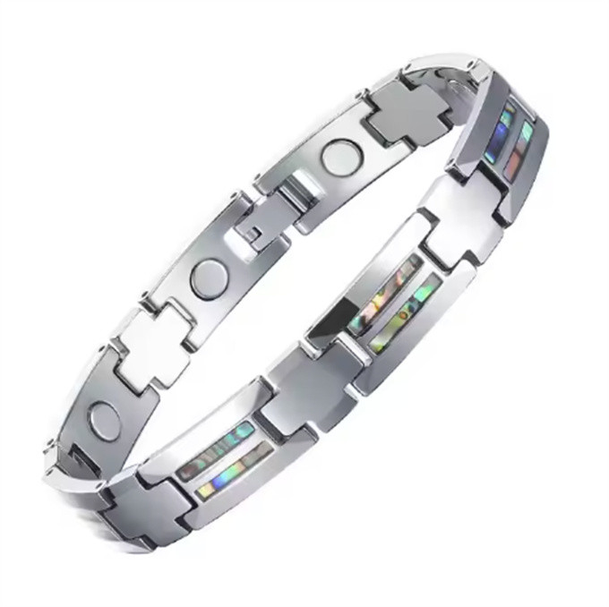 ジュエリー タングステン鋼 Tungsten バングル 磁気 ブレスレット 血行促進 健康エネルギー SSP212