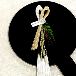 翌日迄に発送】＂金色の瓢箪と神聖なヒカゲノカズラの紅白水引の