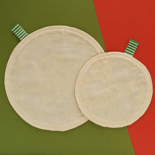 人と被らないギフト】大人・こども ガーゼハンカチセット ピザ 親子