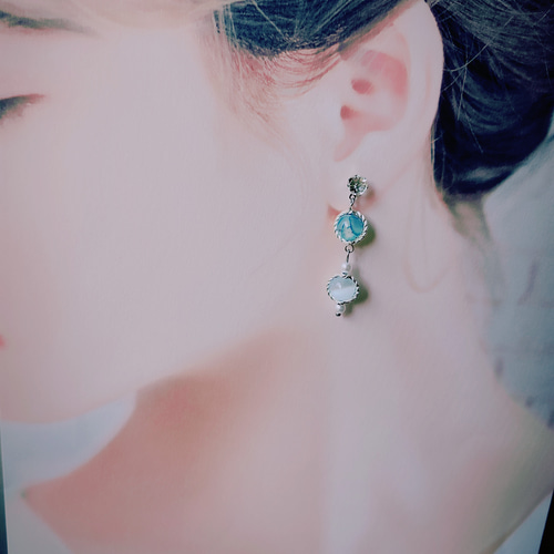 【レオン様】ブルーグリーン系ピアスおまとめ5点 レオン様】ブルーグリーン系ピアスおまとめ5点 レオン様】ブルー