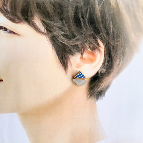 金継ぎアクセサリー 一点もの 【送料無料】アレルギー対応 シー陶器