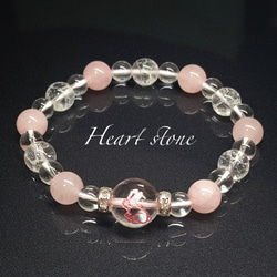 限定1点】ジャスパー、ピンクタイガータイのMIX天然石ブレスレット