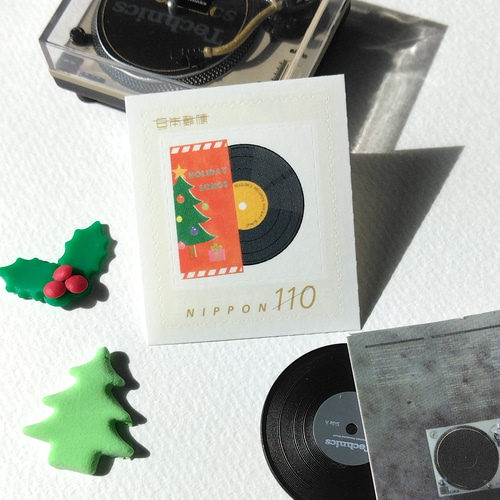 110円切手 クリスマスレコード 封筒・便せん armeria 通販