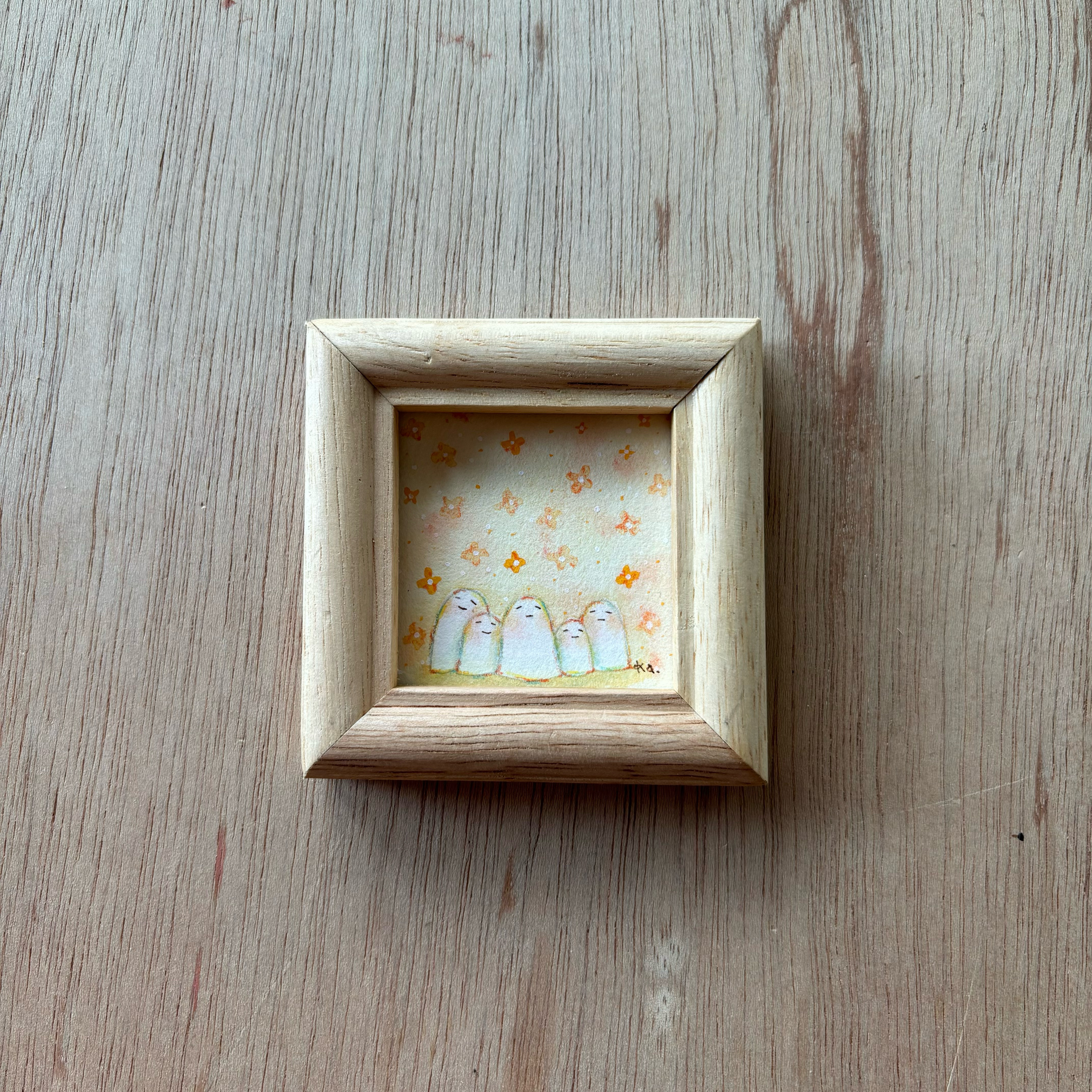 「金木犀の風」ミニ額　原画