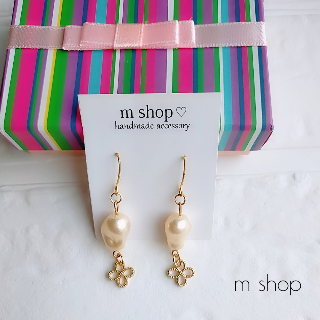 安い ピアス（フック・チェーン） ハンドメイドピアス m 通販 shop ピアス