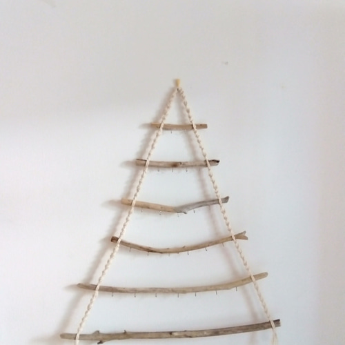 大きな流木ツリー アドベントカレンダー 北欧デザイン タペストリー