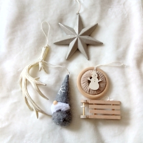 大きな流木ツリー アドベントカレンダー 北欧デザイン タペストリー