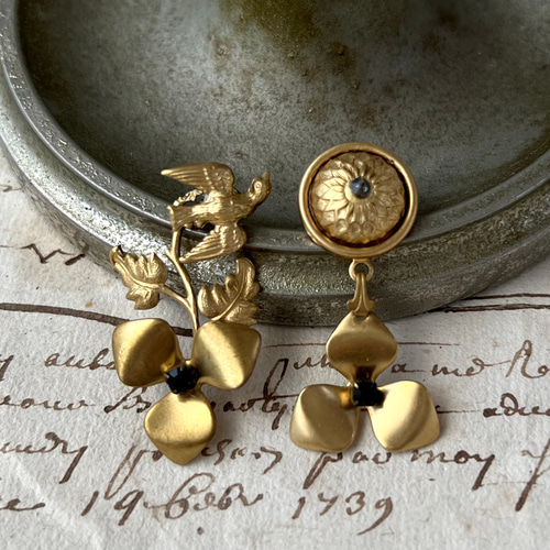 fleurs 2 ピアスのみ ピアス（その他） p. 通販 18397495｜Creema