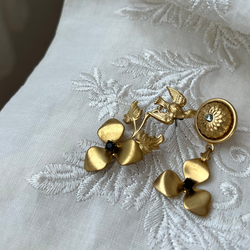fleurs 2 ピアスのみ ピアス（その他） p. 通販 18397495｜Creema