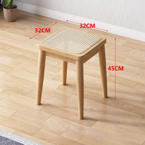スツール 椅子 イス 高さ45cm 木製 四角 スクエアスツール イス