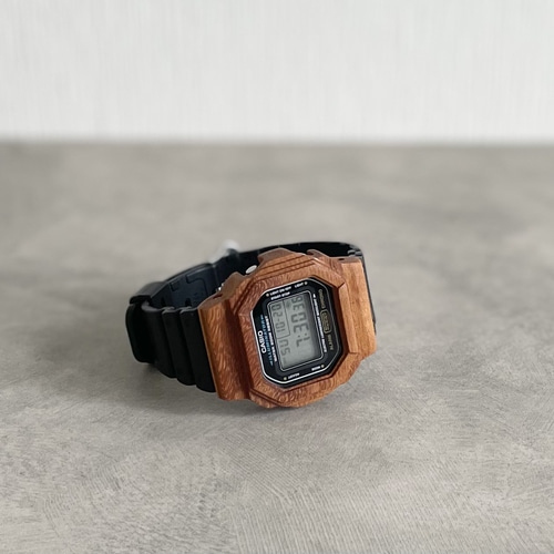 Gショックカスタムパーツ 木製ベゼル 互換性:dw5600 腕時計 Gショックカスタムパーツ 木製ベゼル 互換性:dw5600 腕時計