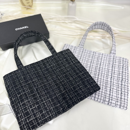 ツイードトートバッグ ブラック トートバッグ Morie 通販