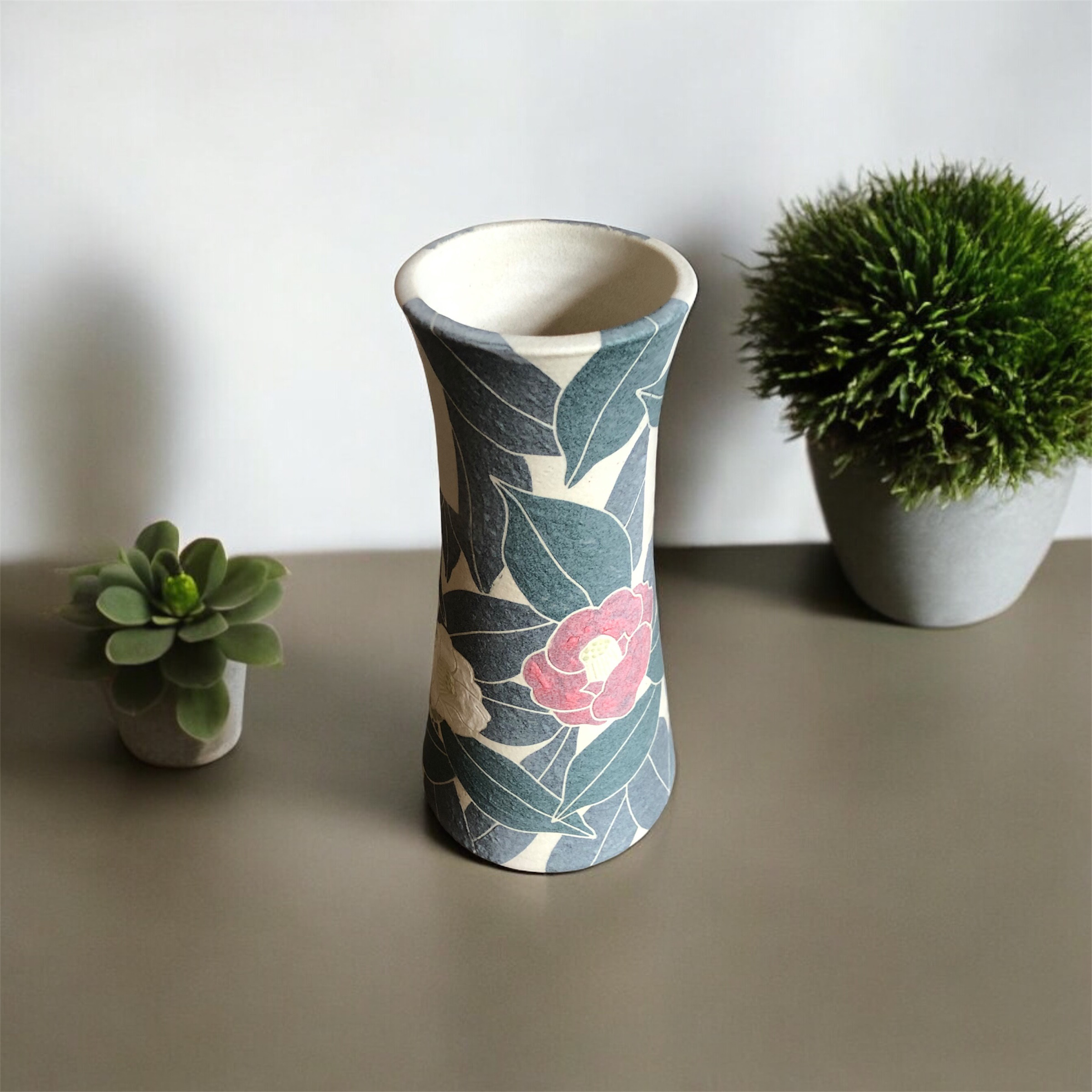 新感覚上野焼花瓶022