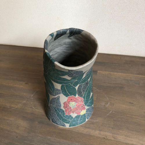 花瓶 上野焼 上野焼の花瓶 - Etsy 日本