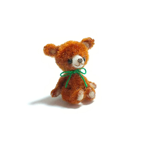 受注制作☆すごく小さな小さなちびくまちゃん☆極小サイズ