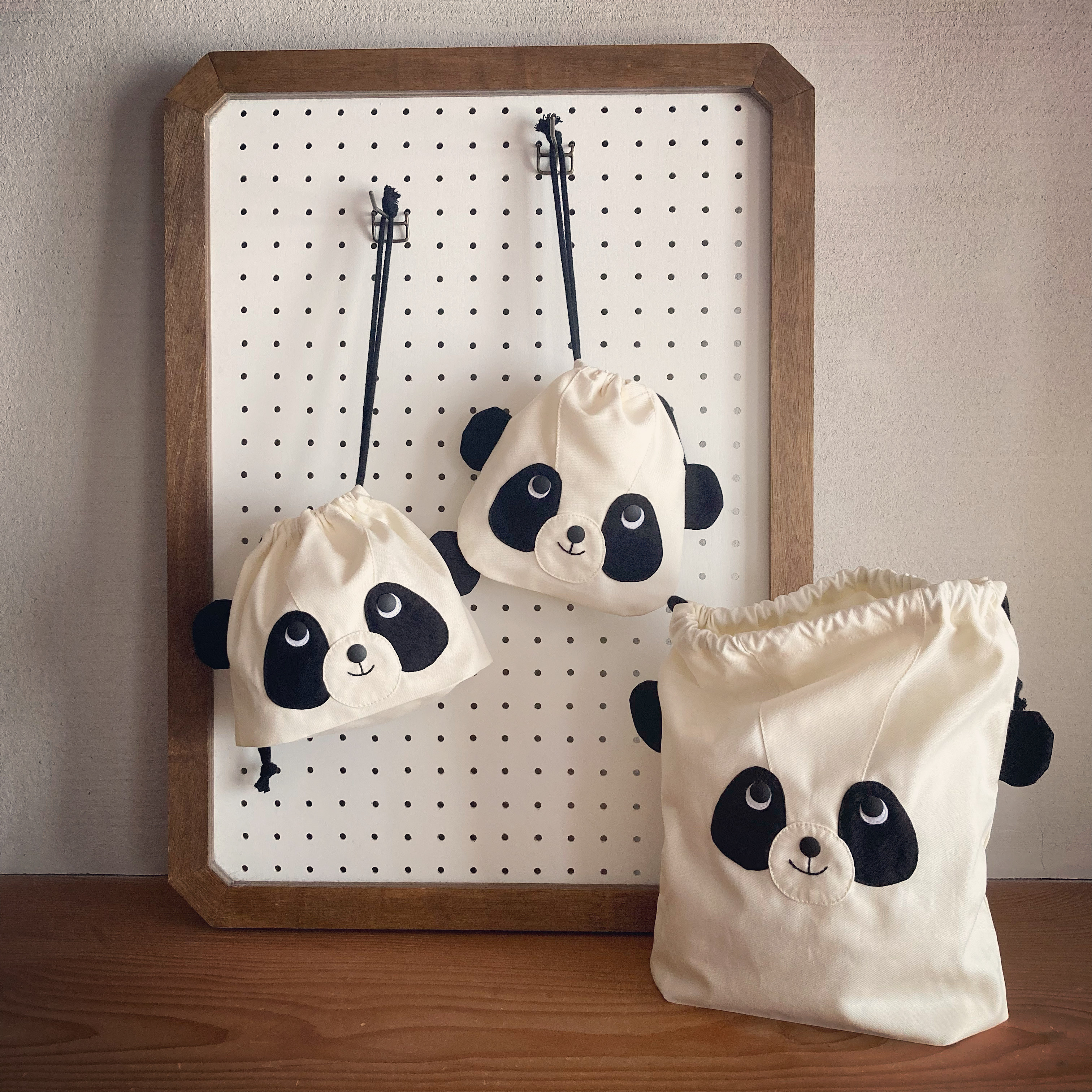 ぱんだ巾着３点セット