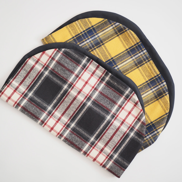 ゴロンちょマット用カバー・コットンフランネル・タータンチェック 2枚目の画像