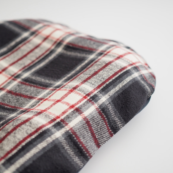 ゴロンちょマット用カバー・コットンフランネル・タータンチェック 5枚目の画像