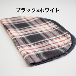 ゴロンちょマット用カバー・コットンフランネル・タータンチェック 3枚目の画像