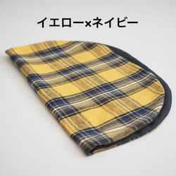 ゴロンちょマット用カバー・コットンフランネル・タータンチェック 4枚目の画像