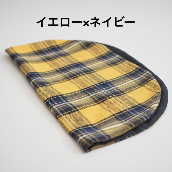 ゴロンちょマット用カバー・コットンフランネル・タータンチェック 4枚目の画像