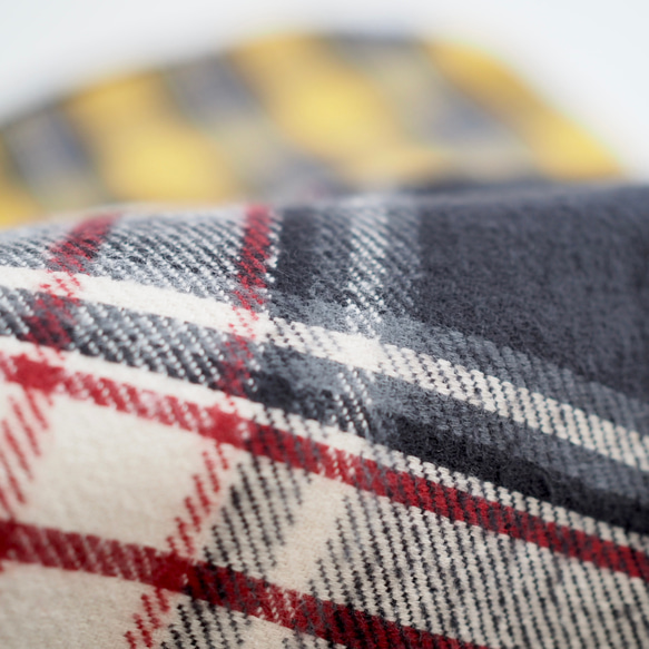 ゴロンちょマット用カバー・コットンフランネル・タータンチェック 7枚目の画像