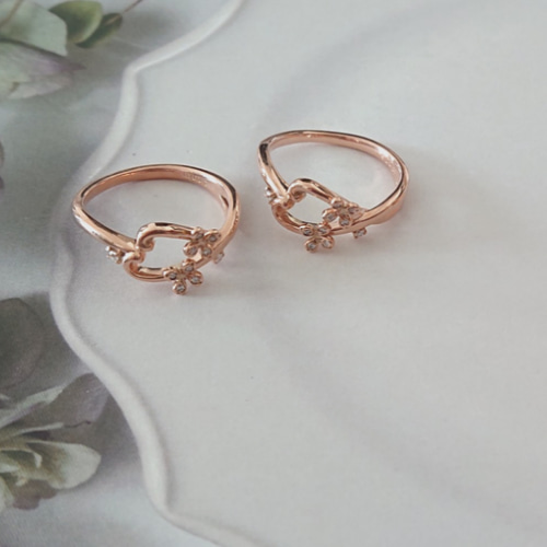 k10PG ピンクゴールド スタッズ デザイン リング k10PG ピンクゴールド スタッズ デザイン リング