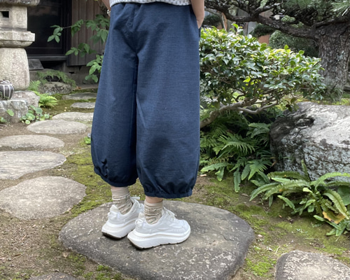 着物リメイク　サーカスパンツ　紬　明るいベージュ it-62f285fdb15b2-1200.jpg