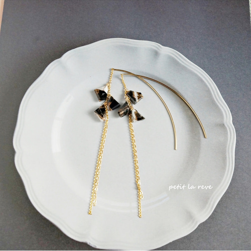 ✅️kaya,✅️１４kgf①オプシディアンピアス 14kgf ブルーオブシディアン ピアス - メルカリ