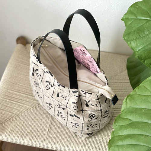 ハンドメイド♡ミナペルホネン♡Lulu♡large♡マチ付きトート ハンドメイド♡ミナペルホネン♡Lulu♡large♡マチ付きトート