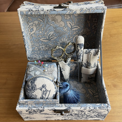 カルトナージュミニ裁縫箱 おとぎの国から飛び出したような可愛らしい