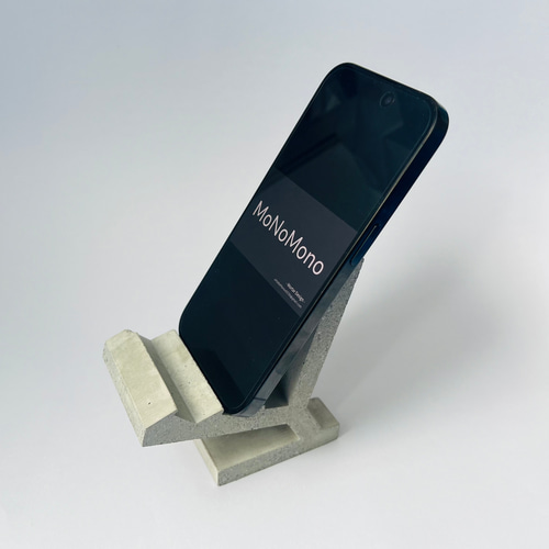 モルタル製スマホスタンド スマホスタンド・スマホスピーカー ものりす