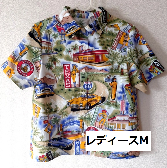 アメリカンドリームなシャツ　レディースM 4,250円