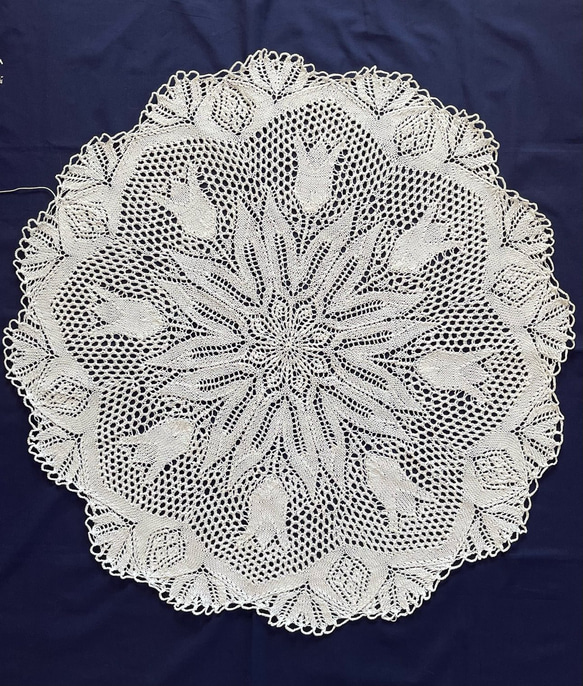 ハンドメイド レース編みドイリーNo.51 その他インテリア雑貨 Kazoo  