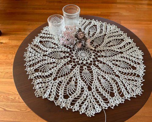 ハンドメイド レース編みドイリー No.41(2) その他インテリア雑貨