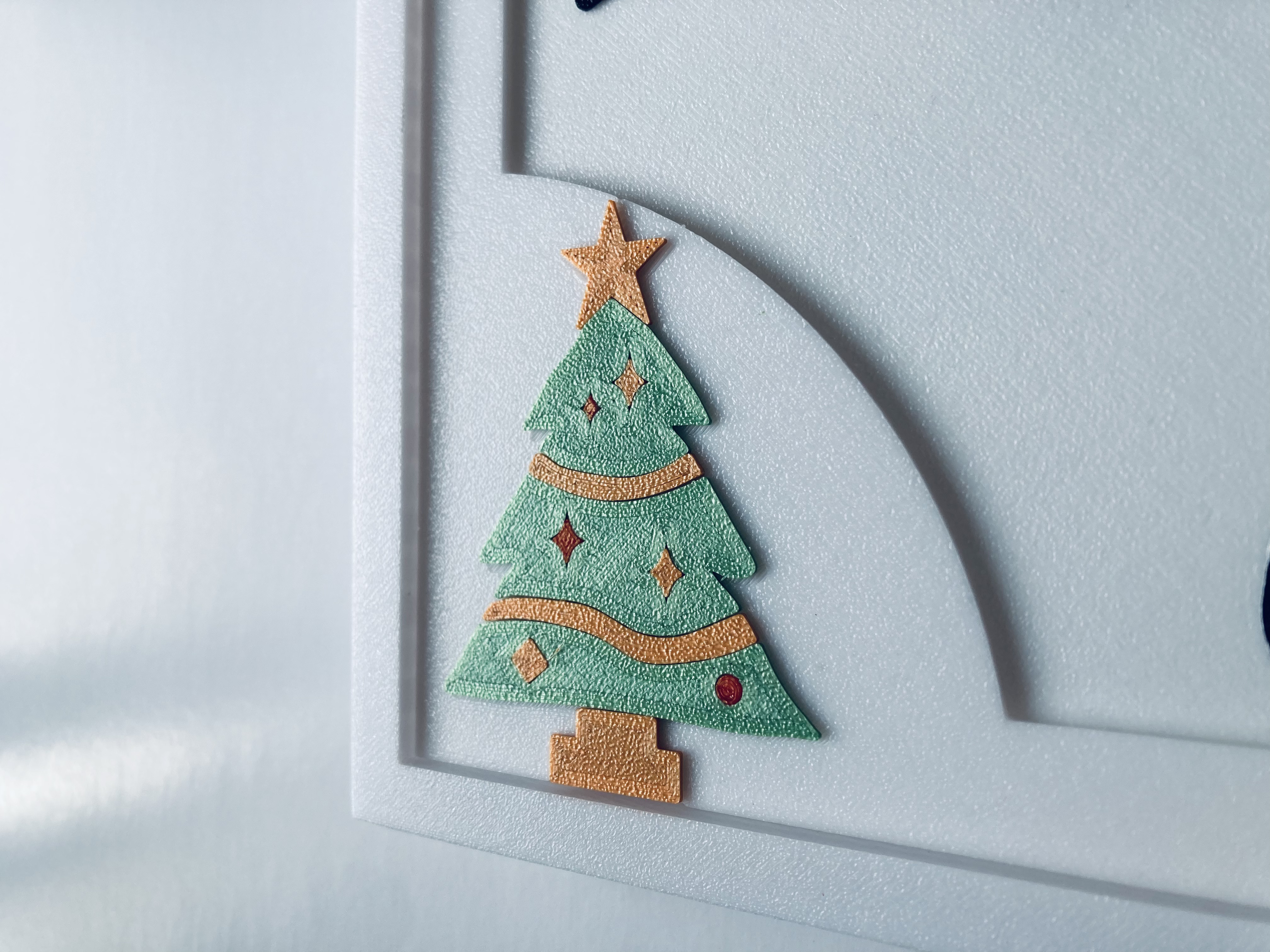 衣替えできる壁掛け時計(クリスマス)